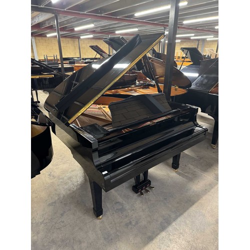 48 - Yamaha (c1995)A 5ft 3in Model C1 grand piano in a bright ebonised case on square tapered legs.