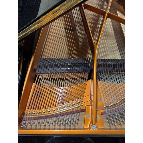 50 - *Bösendorfer (c2002)A 7ft 4in Model 225 grand piano in a bright ebonised case on square tapered legs... 