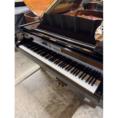 60 - Steinway (c2001)A 6ft 11in Model B grand piano in a bright ebonised case on square tapered legs.... 