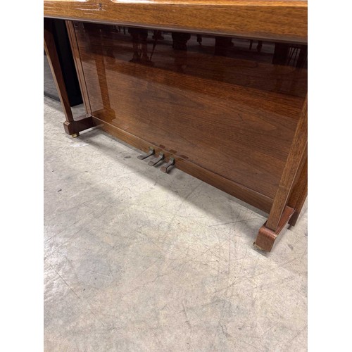 63 - Welmar (c1997)An upright piano in a traditional bright mahogany case; together with a stool.