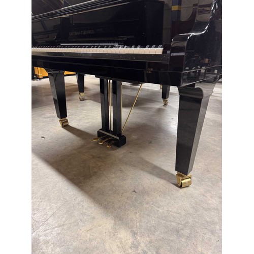 65 - Grotrian Steinweg (c2005)A 6ft 3in Model 192 grand piano in a bright ebonised case on square tapered... 