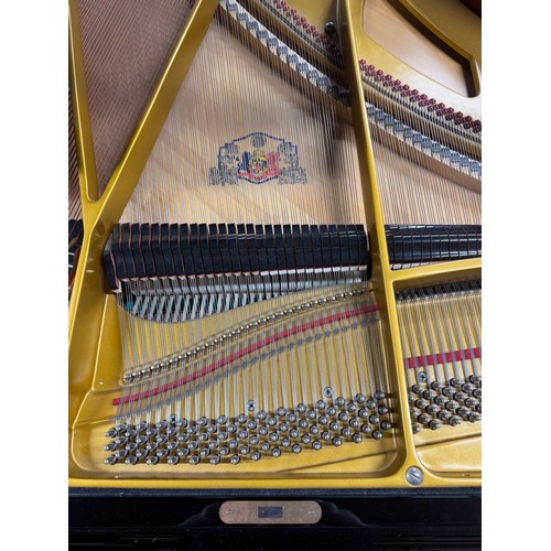 65 - Grotrian Steinweg (c2005)A 6ft 3in Model 192 grand piano in a bright ebonised case on square tapered... 