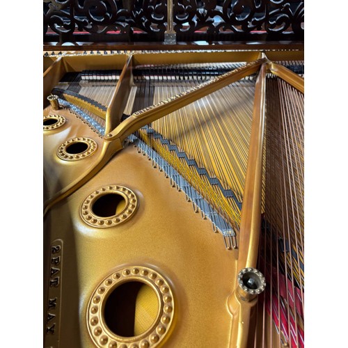 67 - Steinway (c1880)A 6ft 11in Model B grand piano in a rosewood case on turned elephant legs. This inst... 