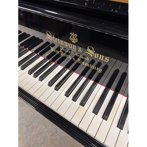 73 - Steinway (c1897)A 6ft 2in 85-note 3 pedal Model A grand piano in a repolished ebonised case on turne... 