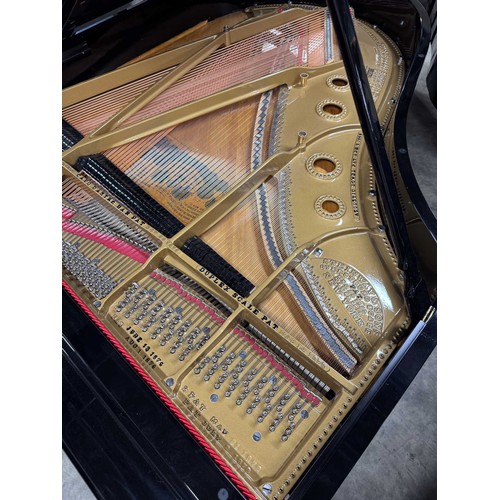 73 - Steinway (c1897)A 6ft 2in 85-note 3 pedal Model A grand piano in a repolished ebonised case on turne... 