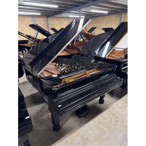 73 - Steinway (c1897)A 6ft 2in 85-note 3 pedal Model A grand piano in a repolished ebonised case on turne... 