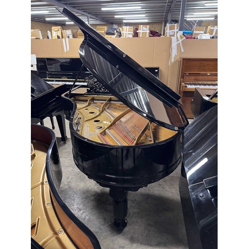 73 - Steinway (c1897)A 6ft 2in 85-note 3 pedal Model A grand piano in a repolished ebonised case on turne... 