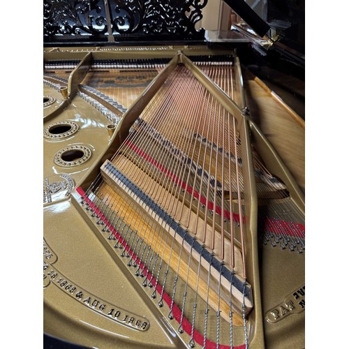 73 - Steinway (c1897)A 6ft 2in 85-note 3 pedal Model A grand piano in a repolished ebonised case on turne... 