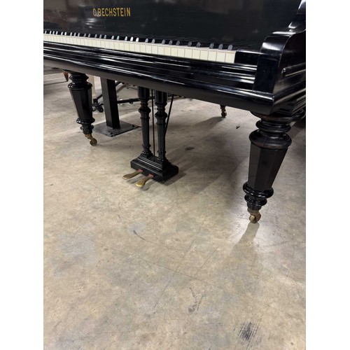 74 - Bechstein (c1924)A 6ft 88-note Model A1 grand piano in an ebonised case on turned octagonal tapered ... 