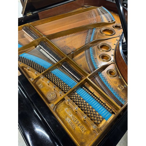 74 - Bechstein (c1924)A 6ft 88-note Model A1 grand piano in an ebonised case on turned octagonal tapered ... 