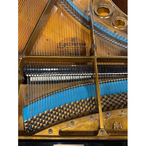 74 - Bechstein (c1924)A 6ft 88-note Model A1 grand piano in an ebonised case on turned octagonal tapered ... 