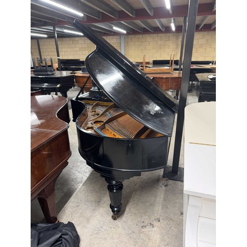 74 - Bechstein (c1924)A 6ft 88-note Model A1 grand piano in an ebonised case on turned octagonal tapered ... 