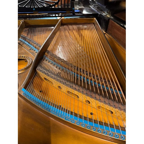 74 - Bechstein (c1924)A 6ft 88-note Model A1 grand piano in an ebonised case on turned octagonal tapered ... 