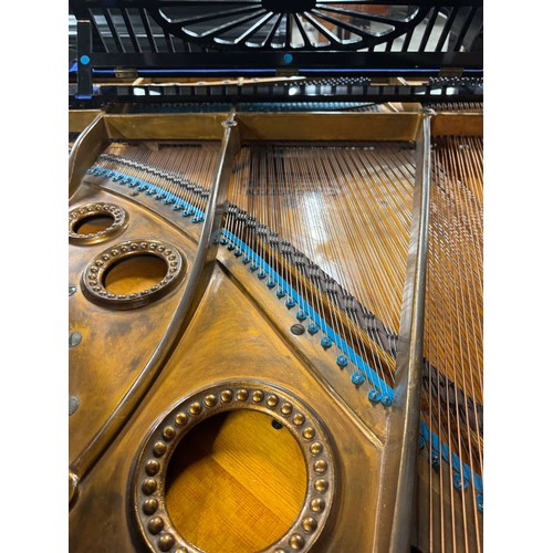 74 - Bechstein (c1924)A 6ft 88-note Model A1 grand piano in an ebonised case on turned octagonal tapered ... 