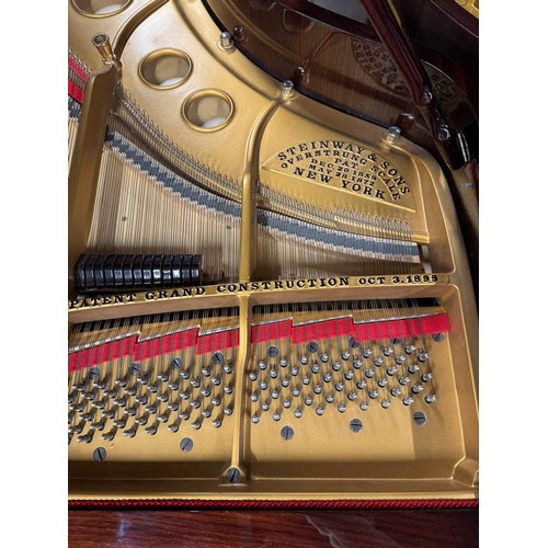 75 - Steinway (c1910)A 5ft 10in Model O grand piano in a rosewood case on square tapered legs. This instr... 