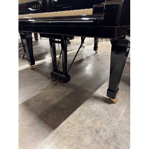 80 - Yamaha (c2008)A 7ft Yamaha Model S6 Hand Built grand piano in a bright ebonised case on square taper... 