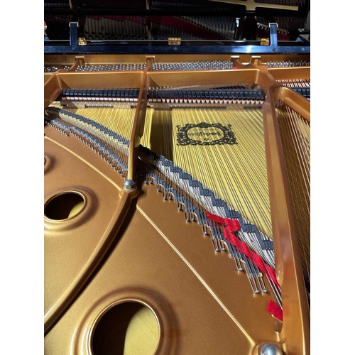 80 - Yamaha (c2008)A 7ft Yamaha Model S6 Hand Built grand piano in a bright ebonised case on square taper... 