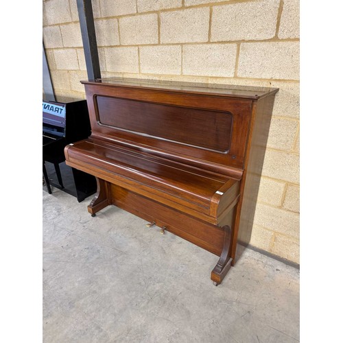 82 - Steinway (c1904)A Model K upright piano in a mahogany case. AMENDMENT Is in a rosewood case. IRN: 17... 