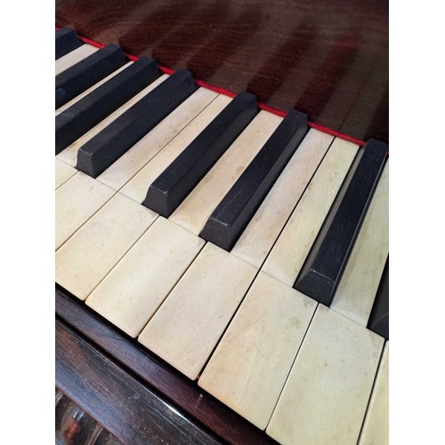 86 - Broadwood (c1824)A 7ft 8in grand piano in a rosewood case supported on turned and fluted legs. AMEND... 