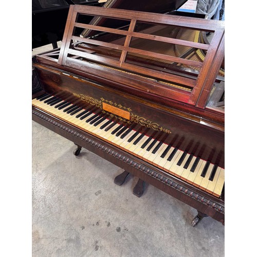 86 - Broadwood (c1824)A 7ft 8in grand piano in a rosewood case supported on turned and fluted legs. AMEND... 