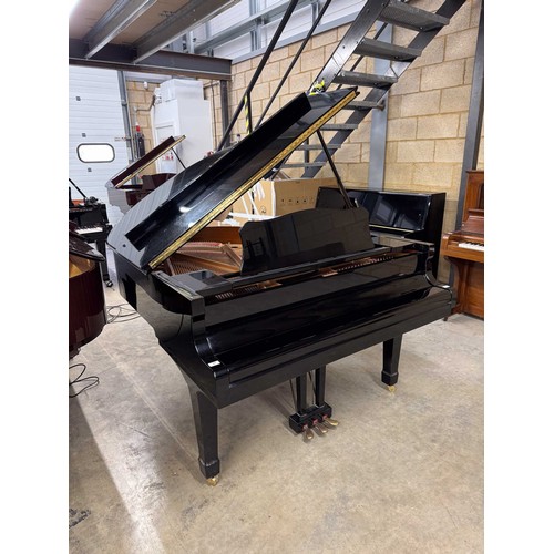 89 - Yamaha (c1995)A 5ft 3in Model C1 grand piano in a bright ebonised case on square tapered legs.