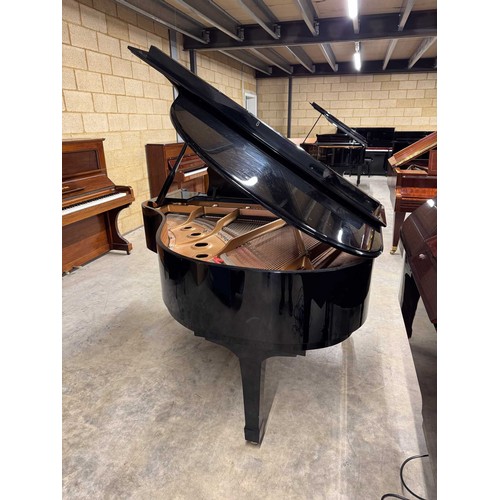 89 - Yamaha (c1995)A 5ft 3in Model C1 grand piano in a bright ebonised case on square tapered legs.