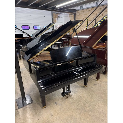 95 - Yamaha (c1975)A 5ft 3in Model G1 grand piano in a bright ebonised case on square tapered legs.