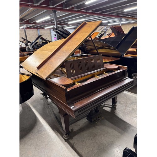 96 - Steinway (c1910)A 5ft 10in Model O grand piano in a rosewood case on square tapered legs; mounted on... 