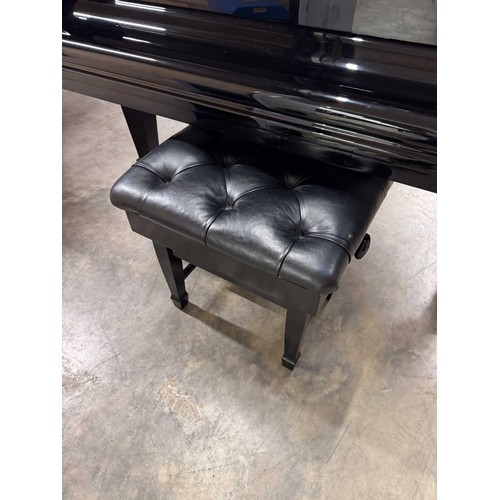 100 - Fazioli (c2000)A 7ft 6in Model F228 grand piano in a bright ebonised case on square tapered legs; to... 