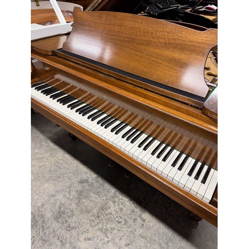 102 - Steinway (c1937)A 5ft 1in Model S grand piano in a walnut case on cabriole legs. IRN: F1CSF553