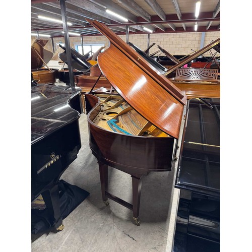 107 - Bechstein (c1904)A 6ft 7in Model B grand piano in a rosewood case on dual square tapered legs; toget... 