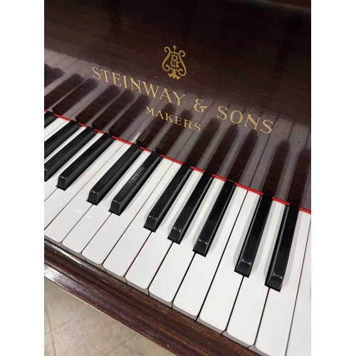 108 - Steinway (c1913)A 5ft 10in Model O grand piano in a mahogany case on square tapered legs. IRN: NE67N... 