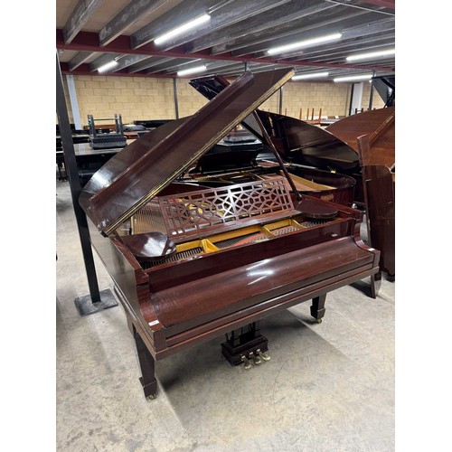 108 - Steinway (c1913)A 5ft 10in Model O grand piano in a mahogany case on square tapered legs. IRN: NE67N... 