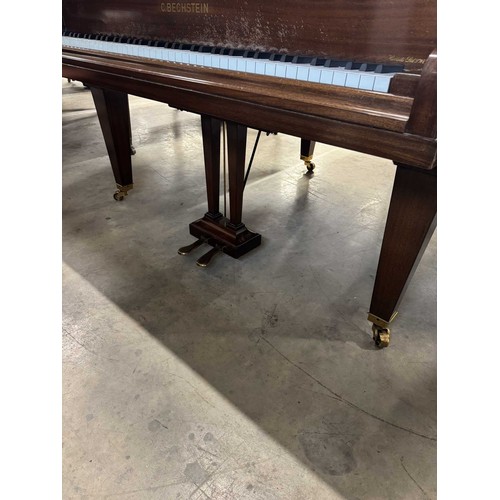 112 - Bechstein (c1936)A 4ft 7in Model S grand piano in a mahogany case on square tapered legs; together w... 