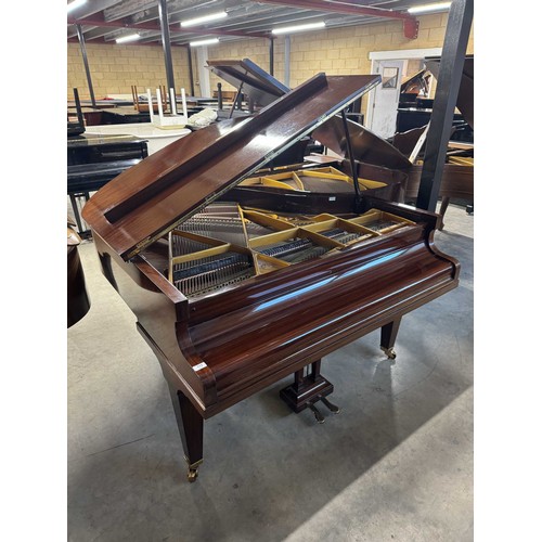 112 - Bechstein (c1936)A 4ft 7in Model S grand piano in a mahogany case on square tapered legs; together w... 