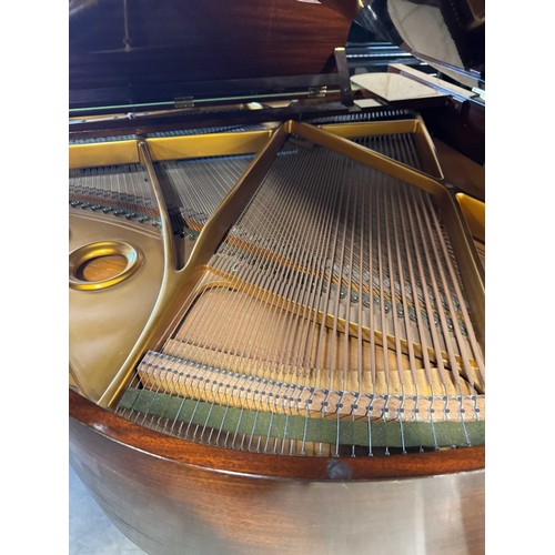 112 - Bechstein (c1936)A 4ft 7in Model S grand piano in a mahogany case on square tapered legs; together w... 