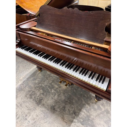 116 - Steinway (c1899)A 6ft 11in 88-note Model B grand piano in a simulated mahogany case on carved, turne... 