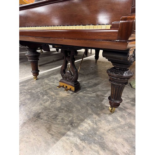 116 - Steinway (c1899)A 6ft 11in 88-note Model B grand piano in a simulated mahogany case on carved, turne... 