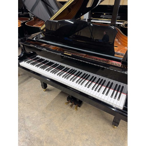 117 - Yamaha (c2002)A 5ft 3in Model C1XPE grand piano in a bright ebonised case on square tapered legs. AM... 