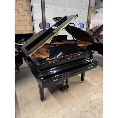 117 - Yamaha (c2002)A 5ft 3in Model C1XPE grand piano in a bright ebonised case on square tapered legs. AM... 