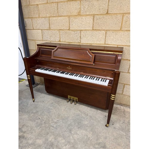 130 - *Essex (c2002)A Model EUP-111 upright piano in a satin walnut case. There is VAT on this Lot.