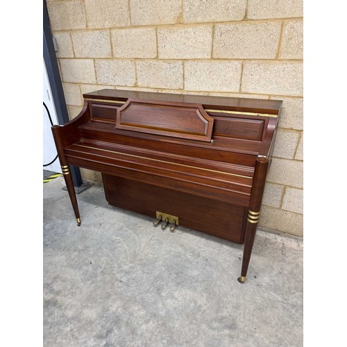 130 - *Essex (c2002)A Model EUP-111 upright piano in a satin walnut case. There is VAT on this Lot.