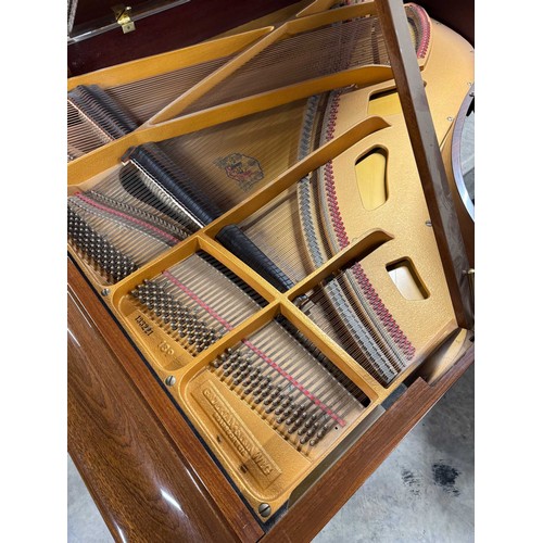 79 - Grotrian Steinweg (c1985)A 6ft 2in Model 189 grand piano in a walnut case on square tapered legs; to... 