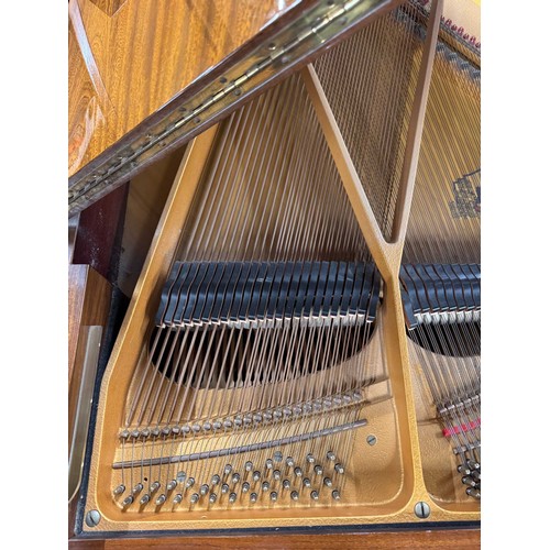 79 - Grotrian Steinweg (c1985)A 6ft 2in Model 189 grand piano in a walnut case on square tapered legs; to... 