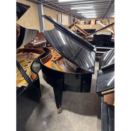 83 - Bösendorfer (c1989)A 7ft 4in Model 225 grand piano in a bright ebonised case on square tapered legs.... 