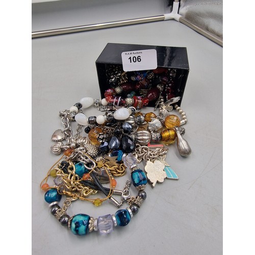 106 - Fashion and Vintage Jewelry To Include Bracelets Etc.