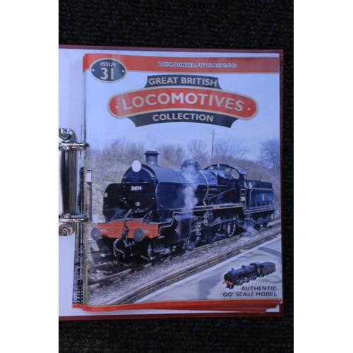 25 - 2 Folders of GB Locomotive Collection Manuals (40)