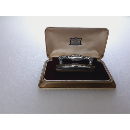 158 - Antique Hallmarked Silver Nail Buffer.