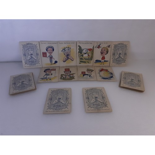 159 - Complete Set of Cow & Gate Playing Cards. 1st Edition 1935 Celebrating 1st set of British Quadruplet... 