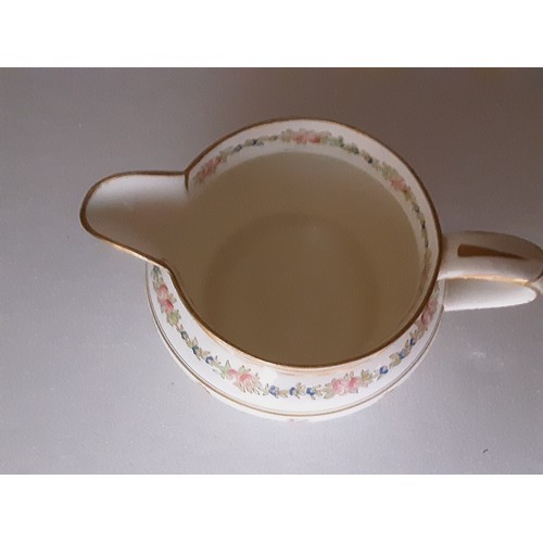 275 - Crescent China Hand Painted Antique Jug Finished in Burnished Gold